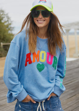 Limited Edition Amour Sweat - Blue