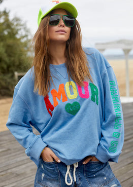 Limited Edition Amour Sweat - Blue