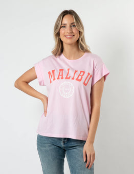 Cuff Slv T-Shirt -Candy Malibu