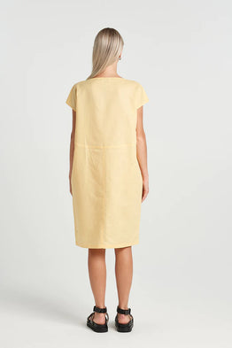 Graphic Dress-Lemon
