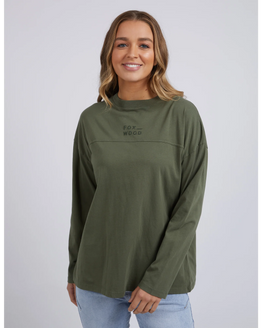 Hold Up L/S Top - Khaki