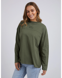 Hold Up L/S Top - Khaki