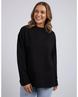 Hold Up L/S Top - Washed Black