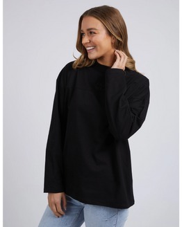 Hold Up L/S Top - Washed Black