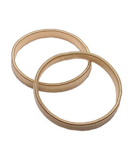 Stretch Metal Bands (pair) -Gold