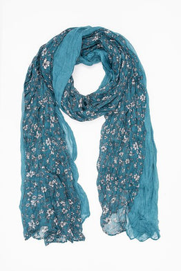 Madonna Lily Scarf -Teal