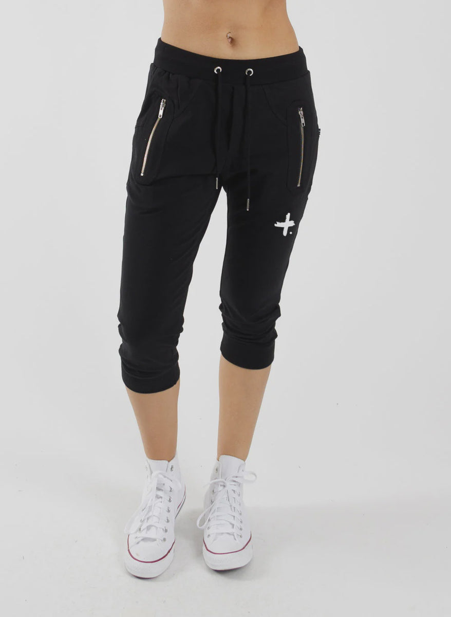 Cut Trackies - Staple - Black/White – Impress Winton