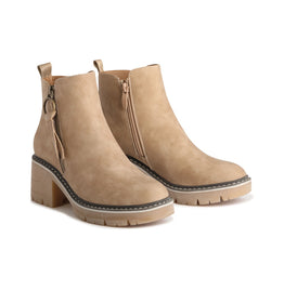 Madie Boot - Taupe