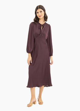 Elegant Dress - Mulberry
