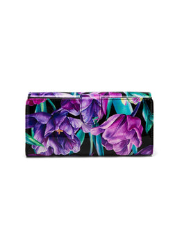 Tulip Large Patent Leather Wallet w RFID Protection