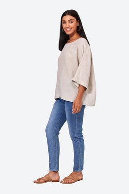 Studio Relaxed Top -Tusk