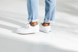 Triple Kick Leather Sneaker -White