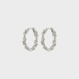 Solidarity  Hoop earrings - Silver Plated
