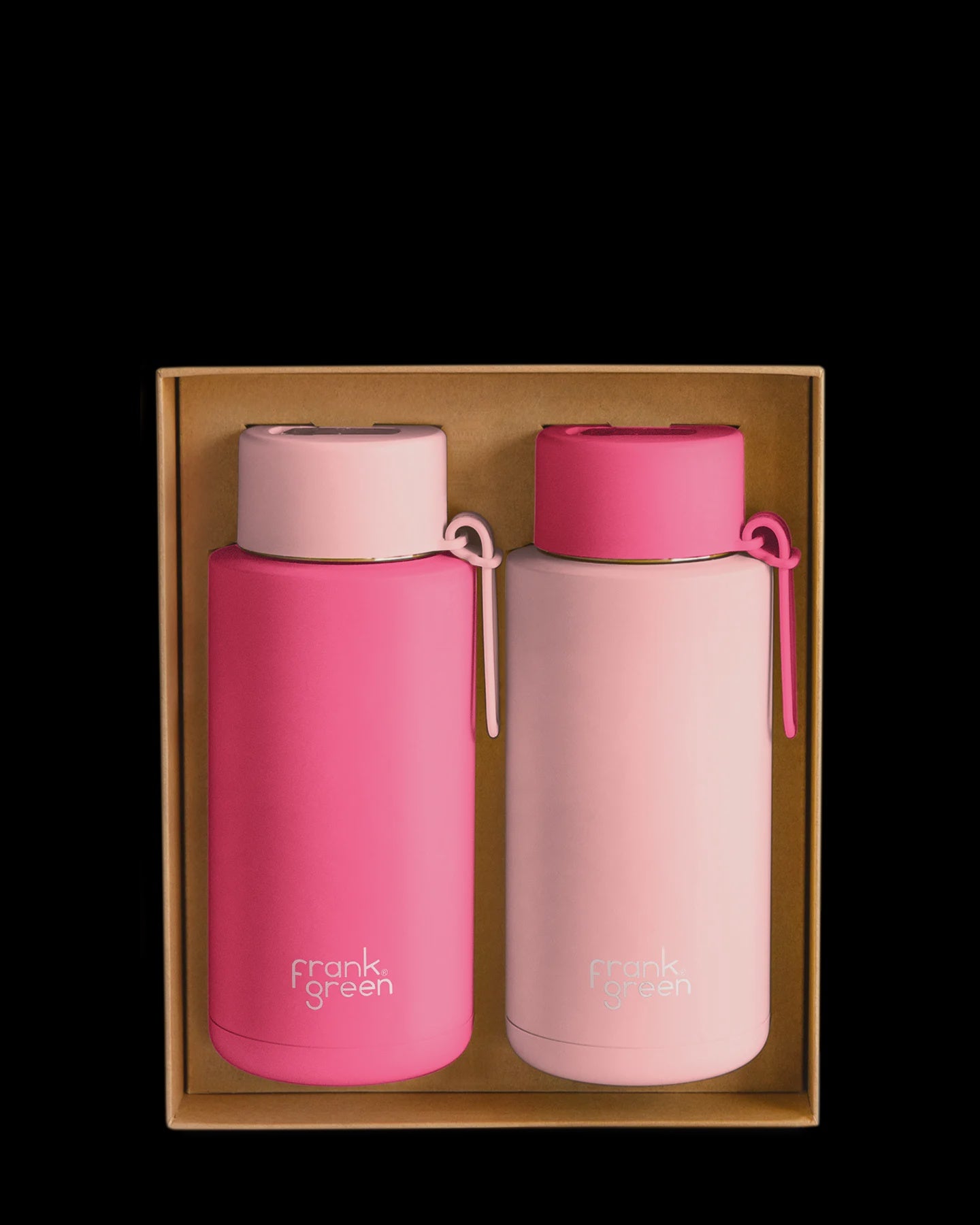 Frank Green Iconic Duo Gift Set 34oz - Blushed/Neon Pink