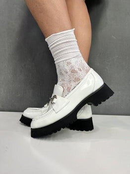 The Loafer Sock -White