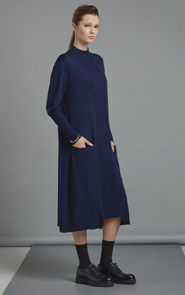Heckle Dress - French Navy