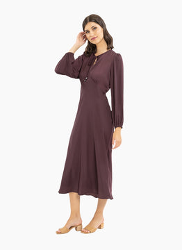Elegant Dress - Mulberry