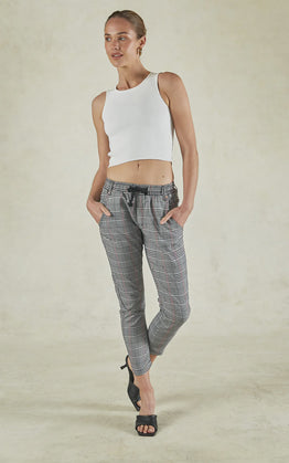 Active Check Jeans -Ruby Check