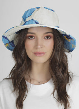Flora Hat - Blue